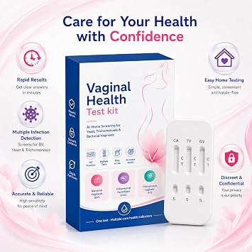 At-Home Vaginitis Test for Women Quick & Reliable Self-Check Private & Easy to Use 1 Pack