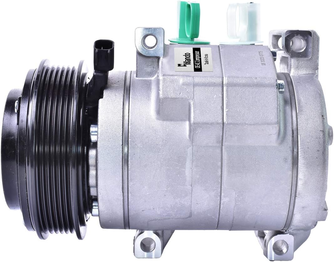 Mando 10A1521 AC Compressor with Clutch Original Equipment (Pre-filled Oil)
