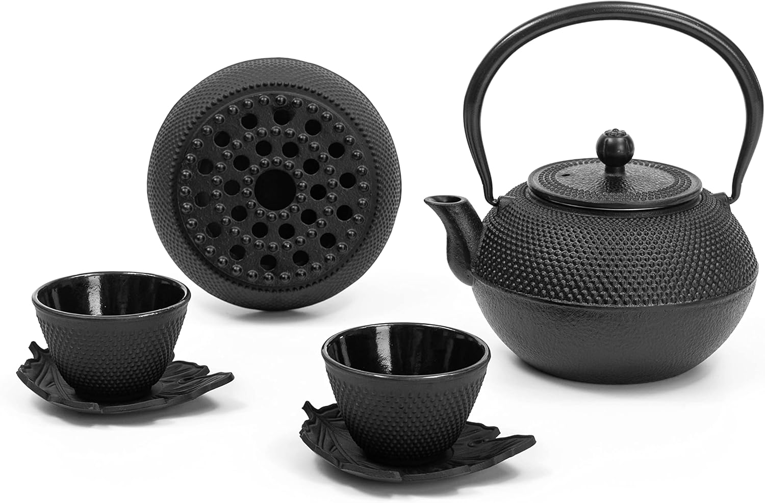 House of LizassainttHome Cast Iron Teapot Set (40 oz