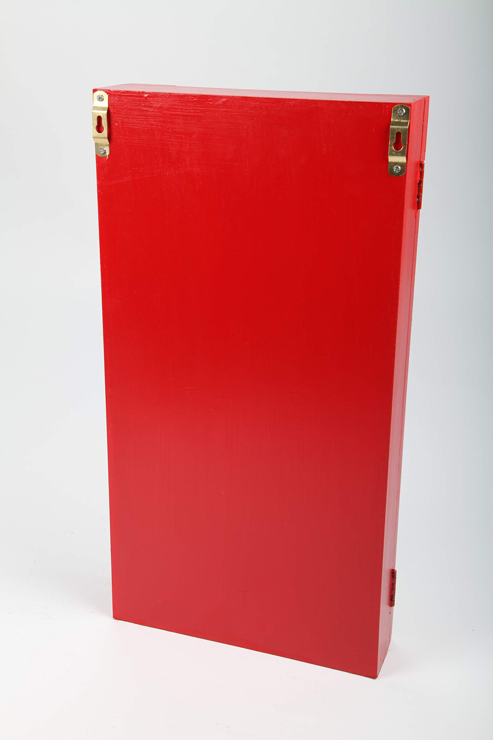 Design-Schlüsselschrank Container, Retro, rot, 57cm