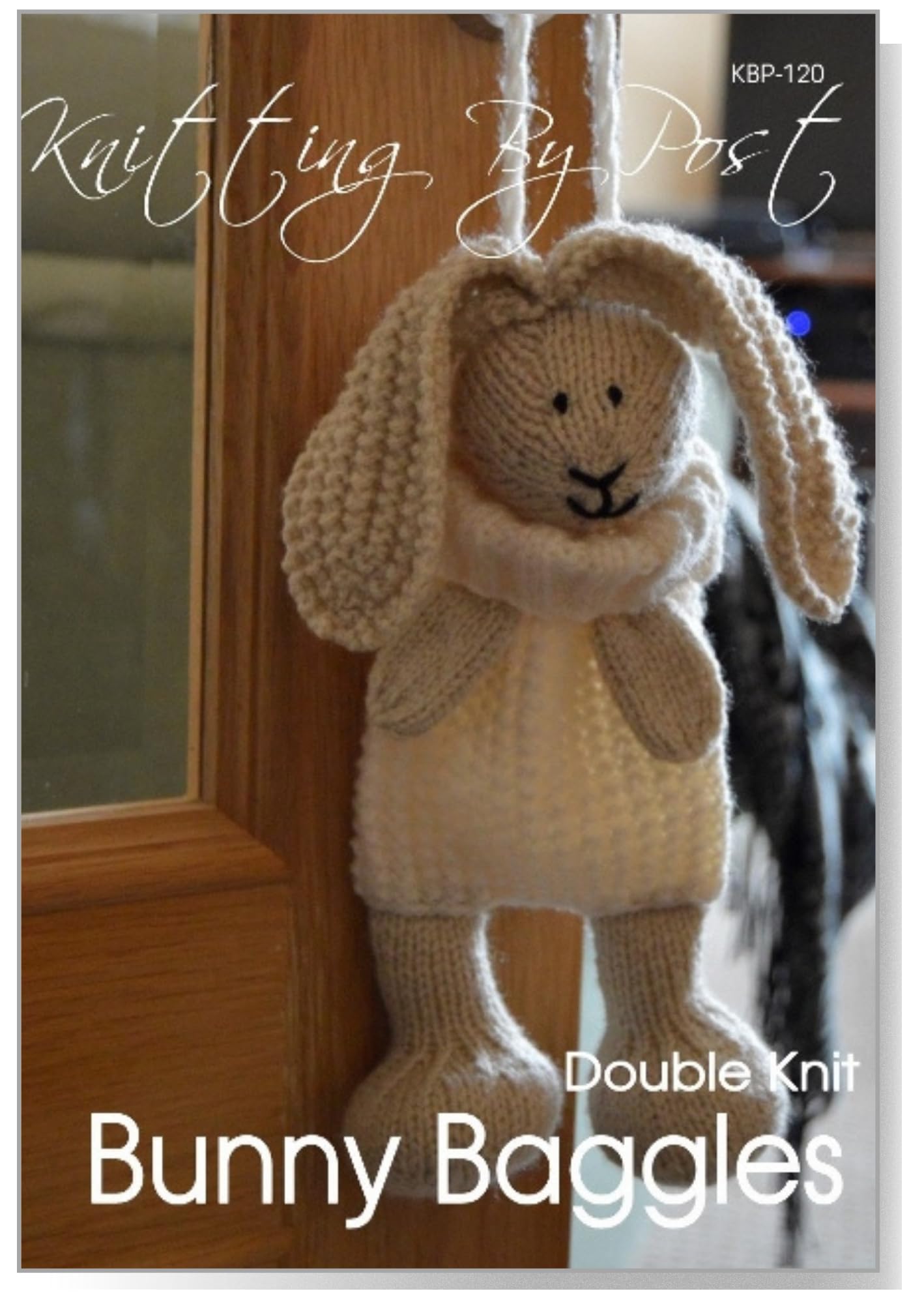 Knitting By Post Toy Knitting Pattern Bunny Baggles Gift Bag. Easter Animal Knitters Leaflet. Knit Cute Bunnies Handmade Gifts. Fun Quick & Easy Beginner Rabbit Soft Toy Uk Knits