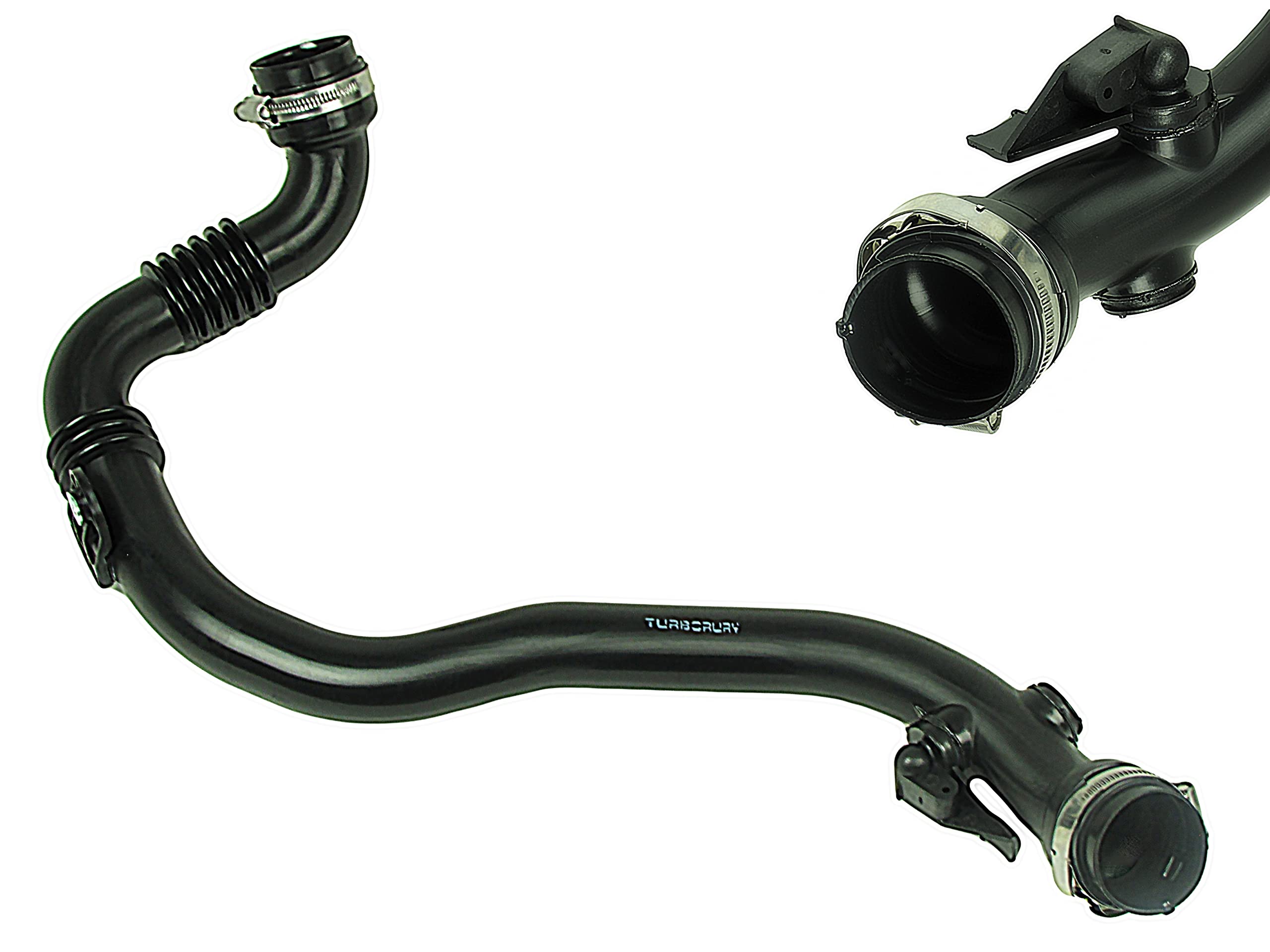 Manguera de Intercooler de Reemplazo - Compatible con Renault Clio III Grand Modus 1.5 dCi – OE 8200468372 – Goma Reforzada con Fibra Kevlar – Resistente a la Presión y al Calor