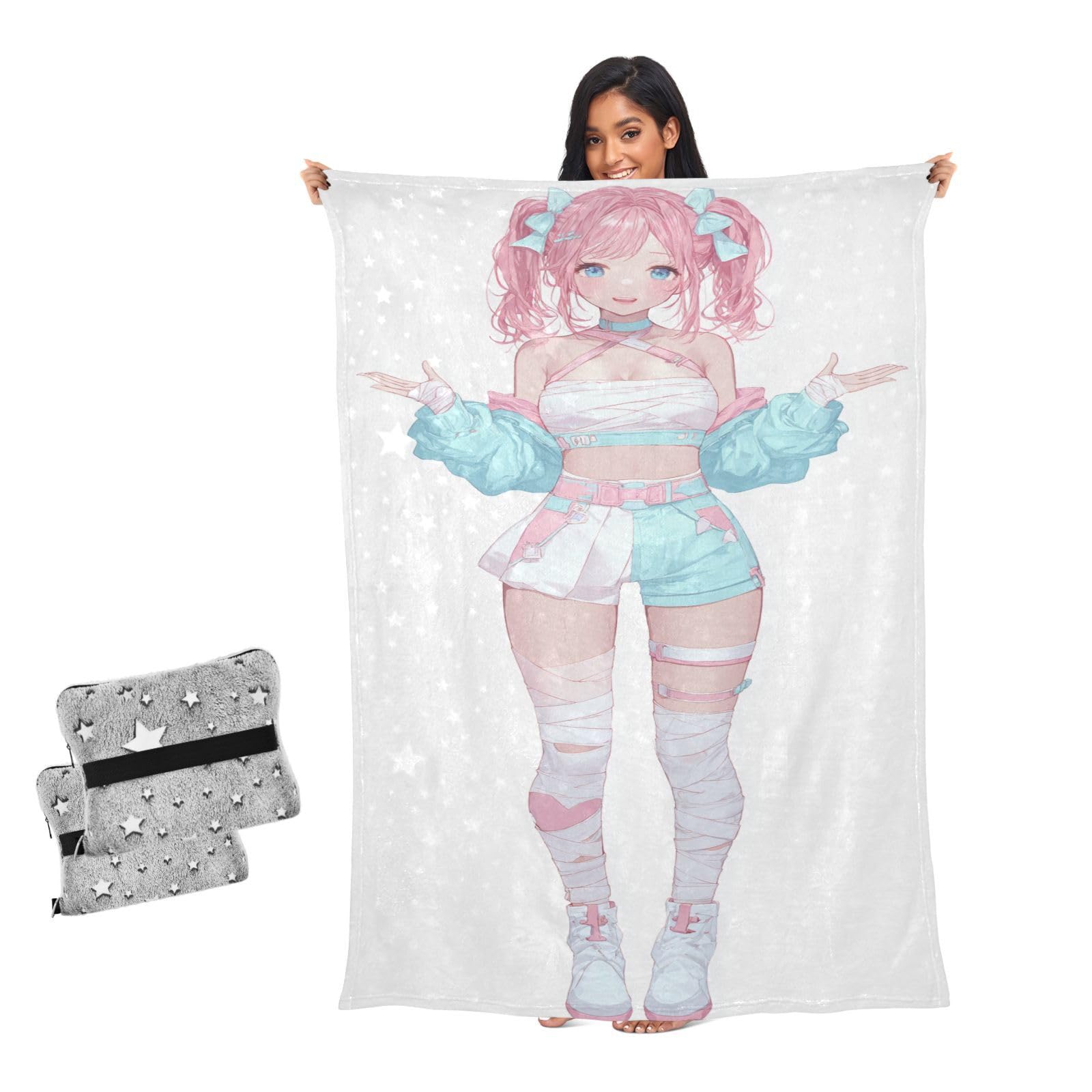 Couverture douce pour filles et jeté de lit salon