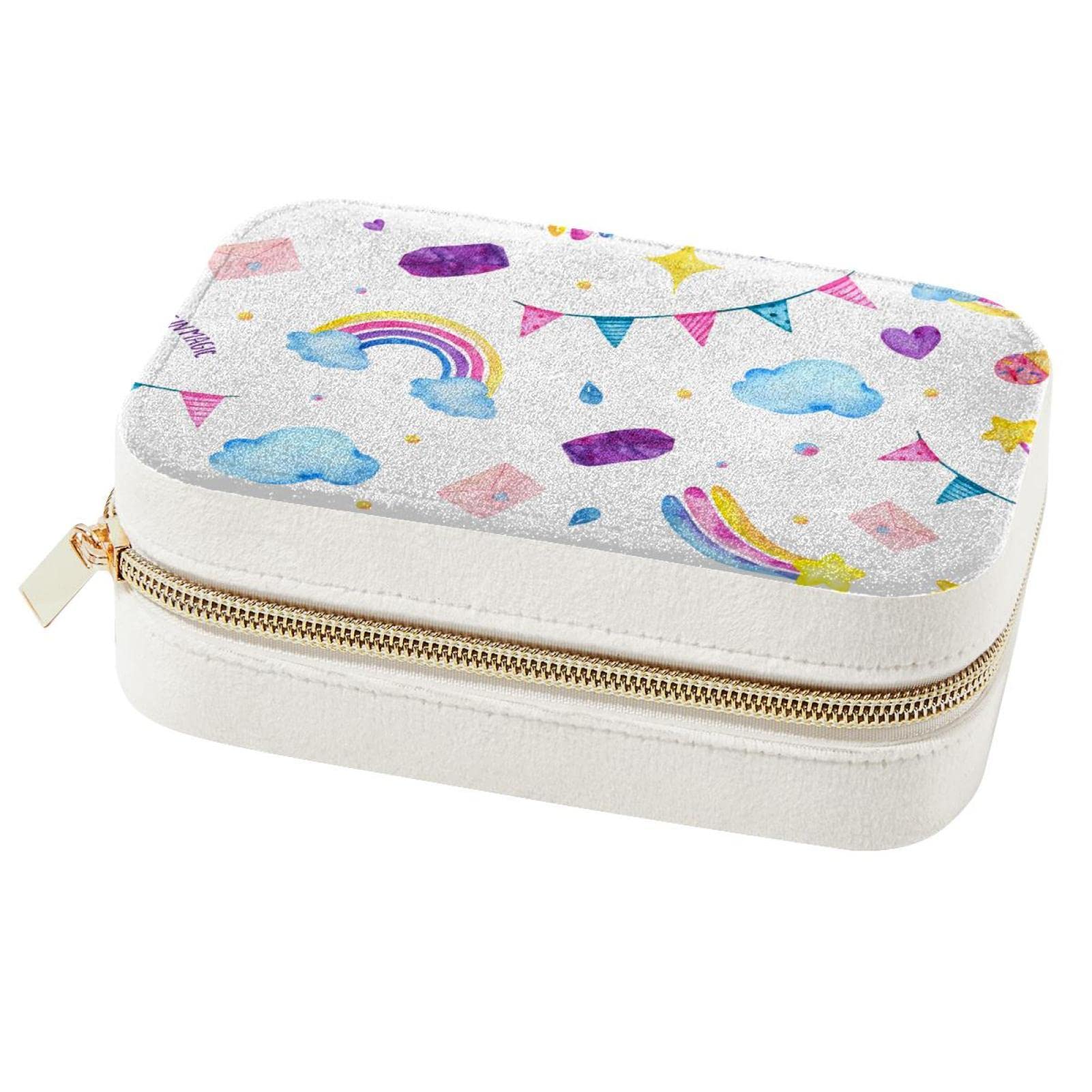 Boîte à bijoux licorne magique portable pour organiser ses essentiels en voyage