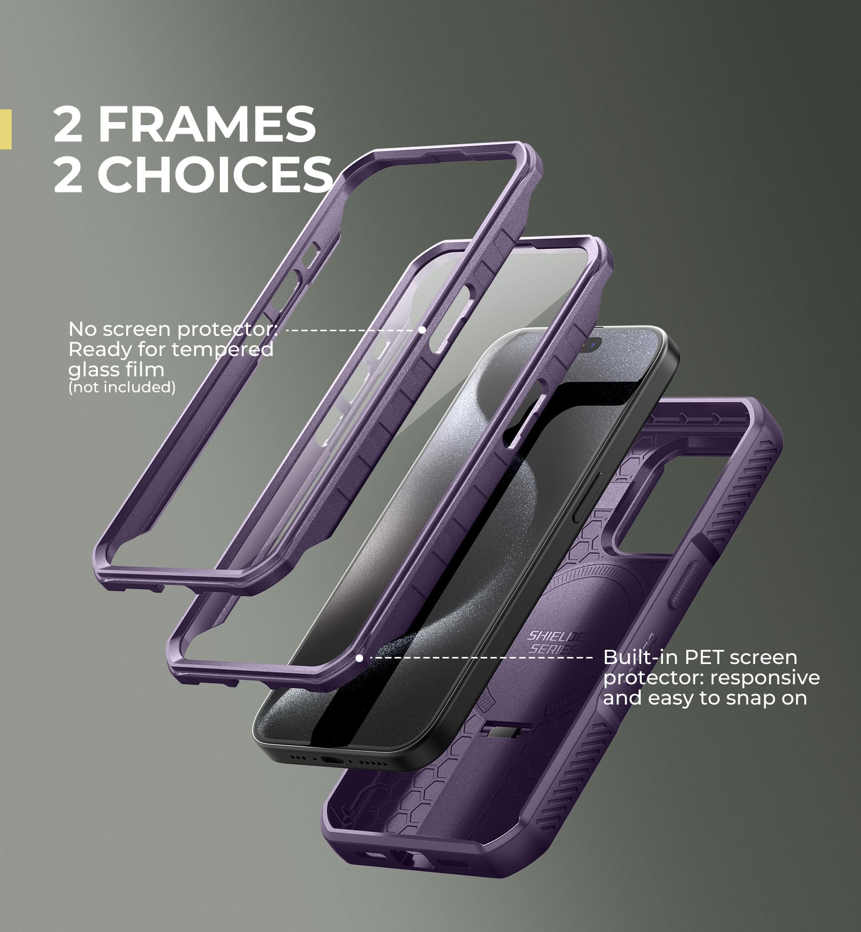 Amazon.com: Dexnor for iPhone 15 Pro Case with Slide Camera Cover