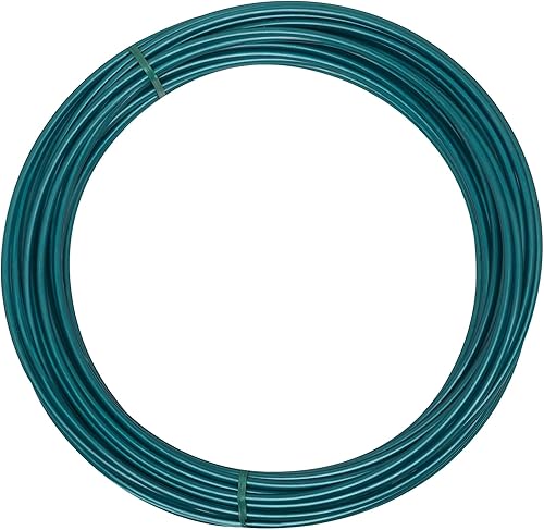 National Hardware N267-039 Alambre de tendedero, 50 pies, verde, acero recubierto de plástico, para uso al aire libre, a granel