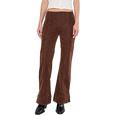 Брюки Free People Glow Up Pant Suede