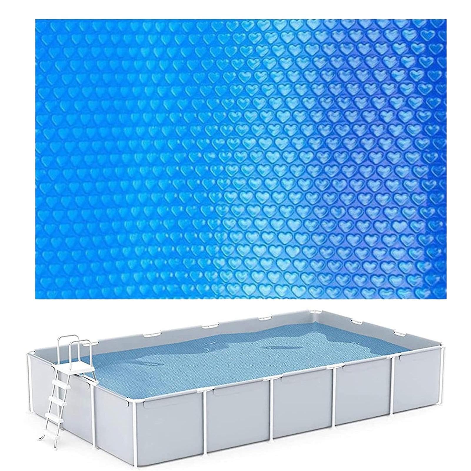 Telo di copertura solare isolato per piscina, copertura solare | rettangolare, antipolvere, resistente ai raggi UV, per piscine , gonfiabili, 260 x 150 cm