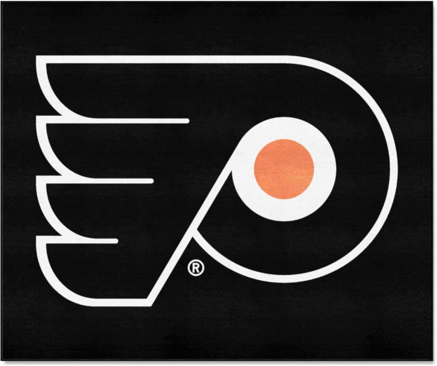 FANMATS 10482 Philadelphia Flyers Tailgater Rug - 5ft. x 6ft. Sports Fan Area Rug, Home Decor Rug and Tailgating Mat