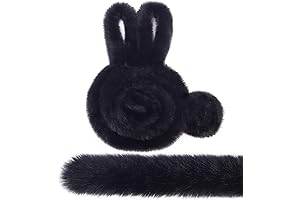 4 Yards Faux Furry Trim Christmas Ribbon Black DIY