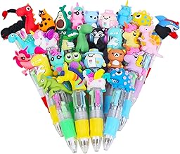 30 pezzi Penne Regalini Fine Festa Compleanno Multicolore Bambini Gadget Compleanno Bambini Penne Gel Colorate (30)