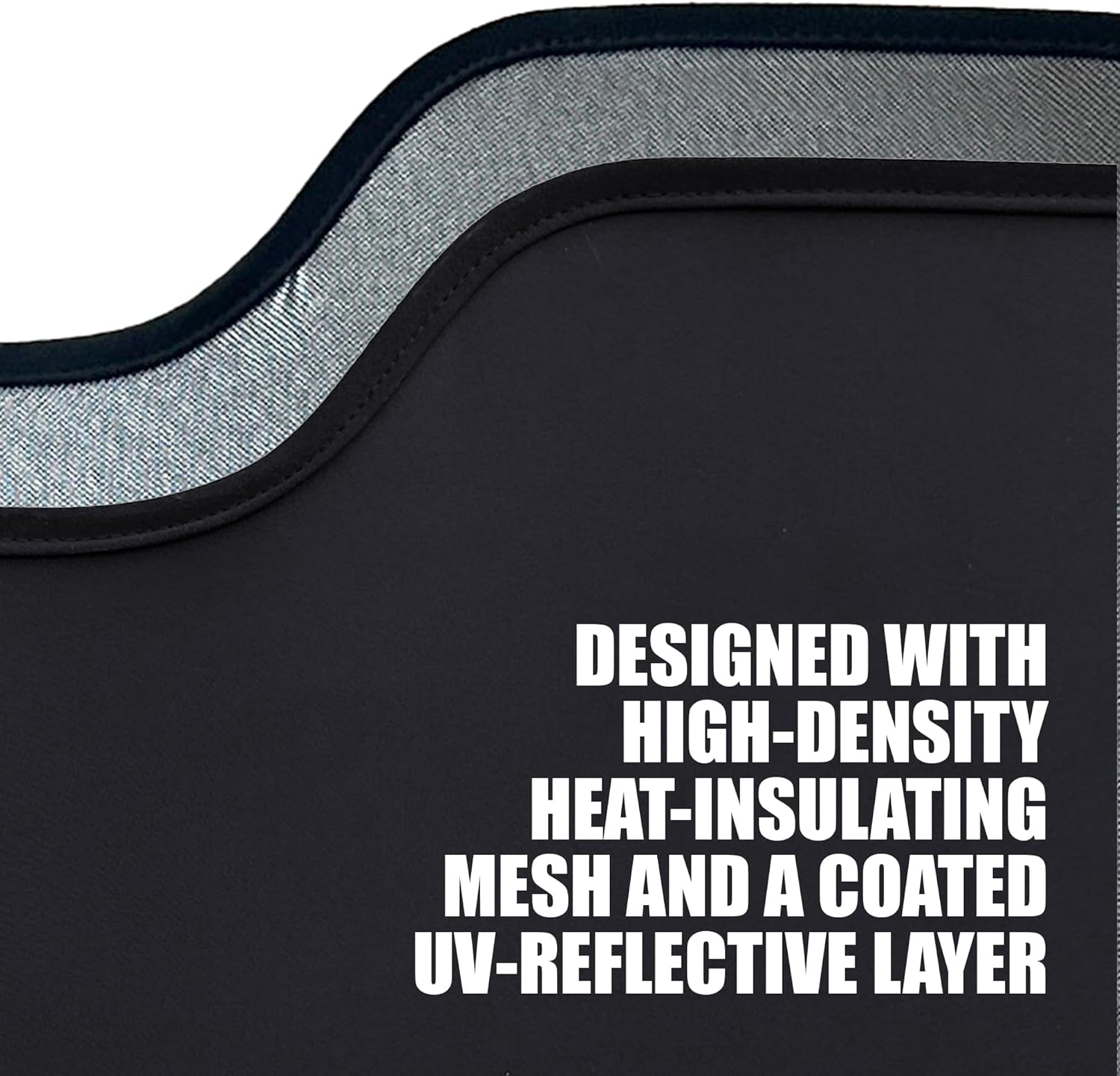 Good Life+Style Foldable Roof Shade Compatible with Lexus RZ300e - Waterproof 2-Layer Sunroof Cover - Glare, Heat, and UV-Blocking Sunshade, Black