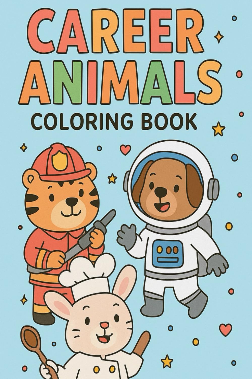 Career Animals: Funny Jobs, Cute Characters, Endless Coloring Fun
