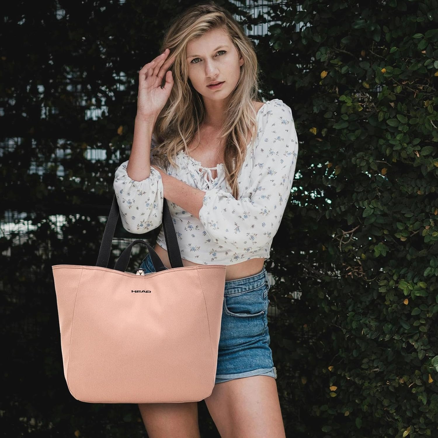 HEAD Reversible Gym Tote Bag for Women, Waterproof Large Shoulder Purse With Double Handles for Travel/Casual/Sport/Tennis