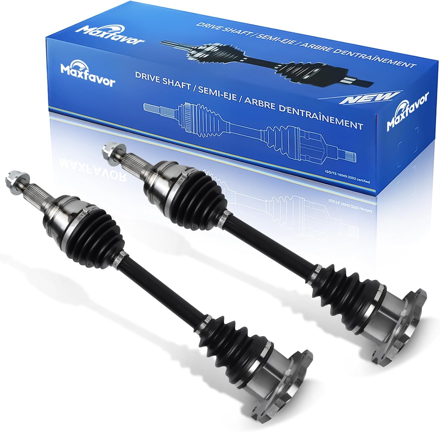 Maxfavor CV Axle Front Fit for Chevy Silverado Suburban