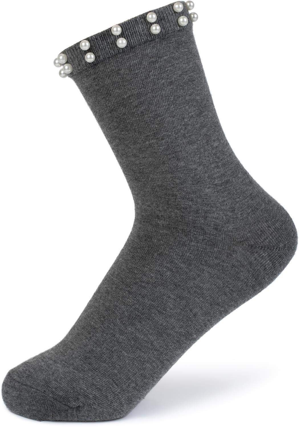 women socks with beads, size 35-41 EU / 5-9 US / 4-7 UK 08030004
