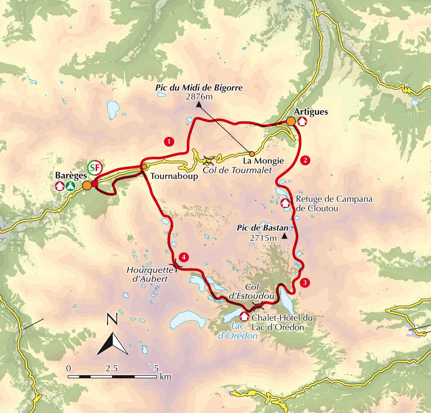 Shorter Treks in the Pyrenees: 7 great one and two week circular treks (Cicerone Trekking Guides) [Idioma Inglés]