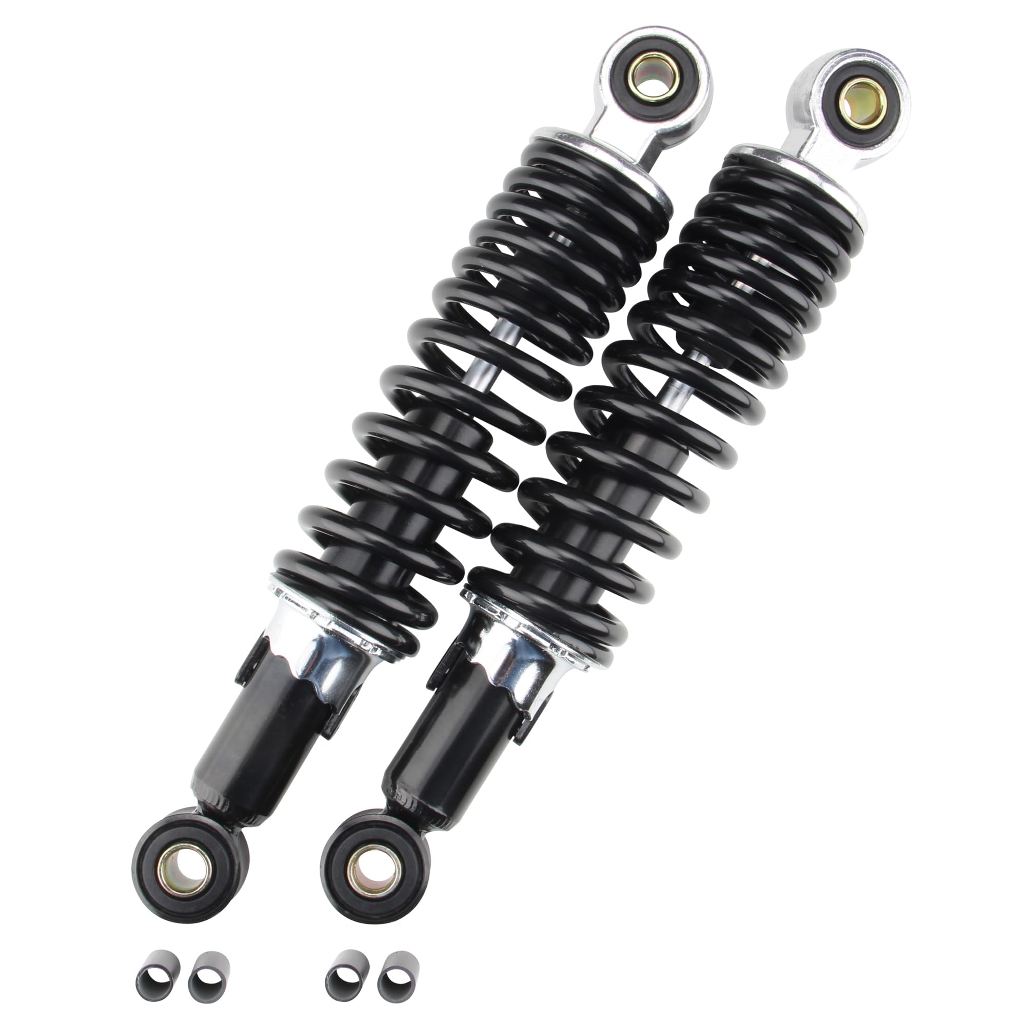 Stoßdämpfer Federbein Set 240mm Schwarz für Zündapp Hercules Kreidler Simson Puch Mofa Moped Mokick
