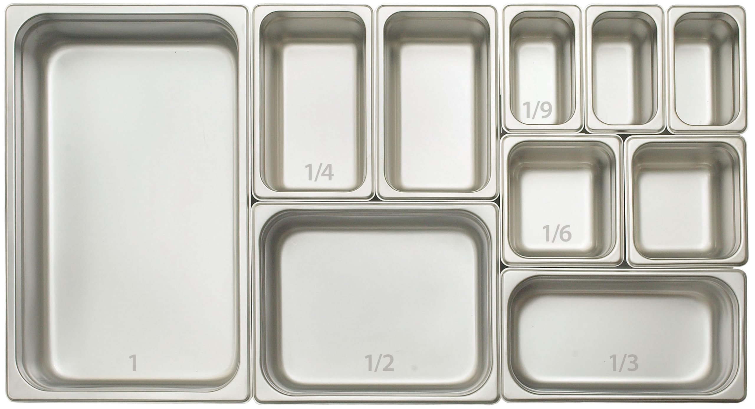 Winco SPJM-102 - Sartén de vapor antiatascos de 2 1/2 pulgadas, completo, calibre 24