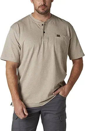 Wrangler Men's Short Sleeve Henley