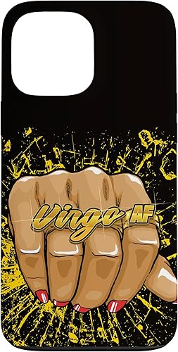 iPhone 13 Pro Max Virgo AF - Anillo de astrología de cumpleaños para mujer, signo del zodiaco, funda Virgo