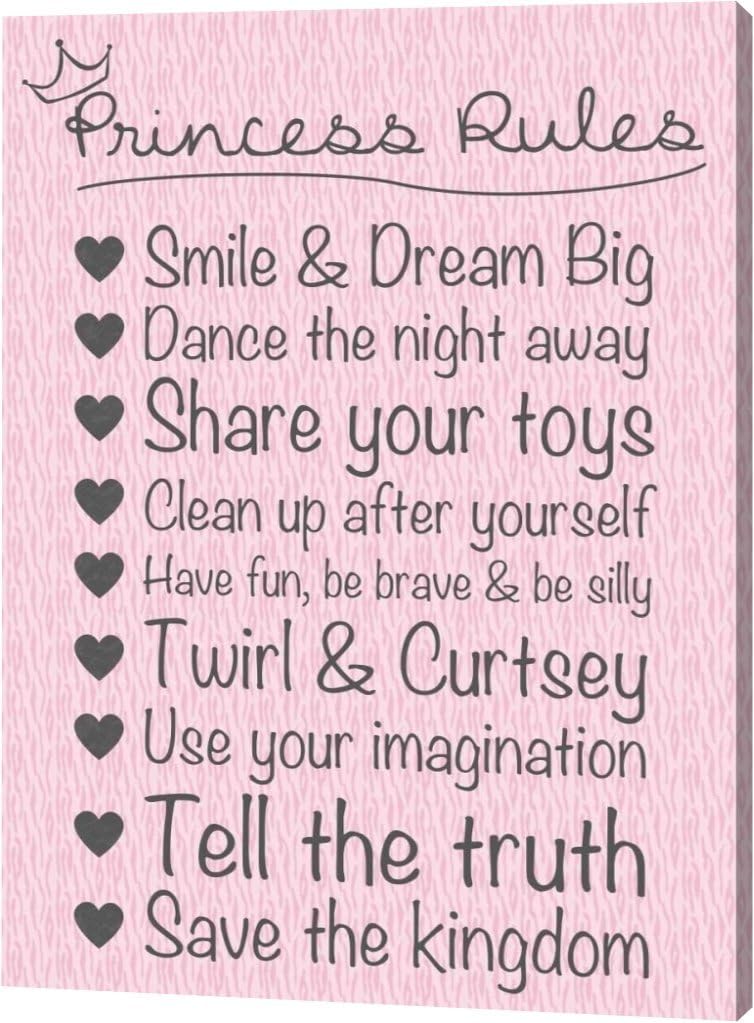 Princess Rules Soft by Lauren Gibbons 20"x26" Gallery