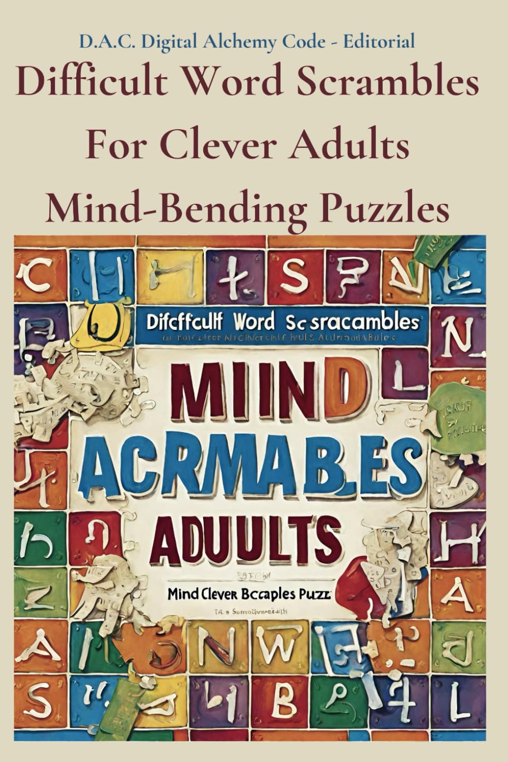 Difficult Word Scrambles for Clever Adults: Mind-Bending Puzzles: The Ultimate Collection of 1640 Challenging and Addictive Word Scrambles to Exercise Your Brain