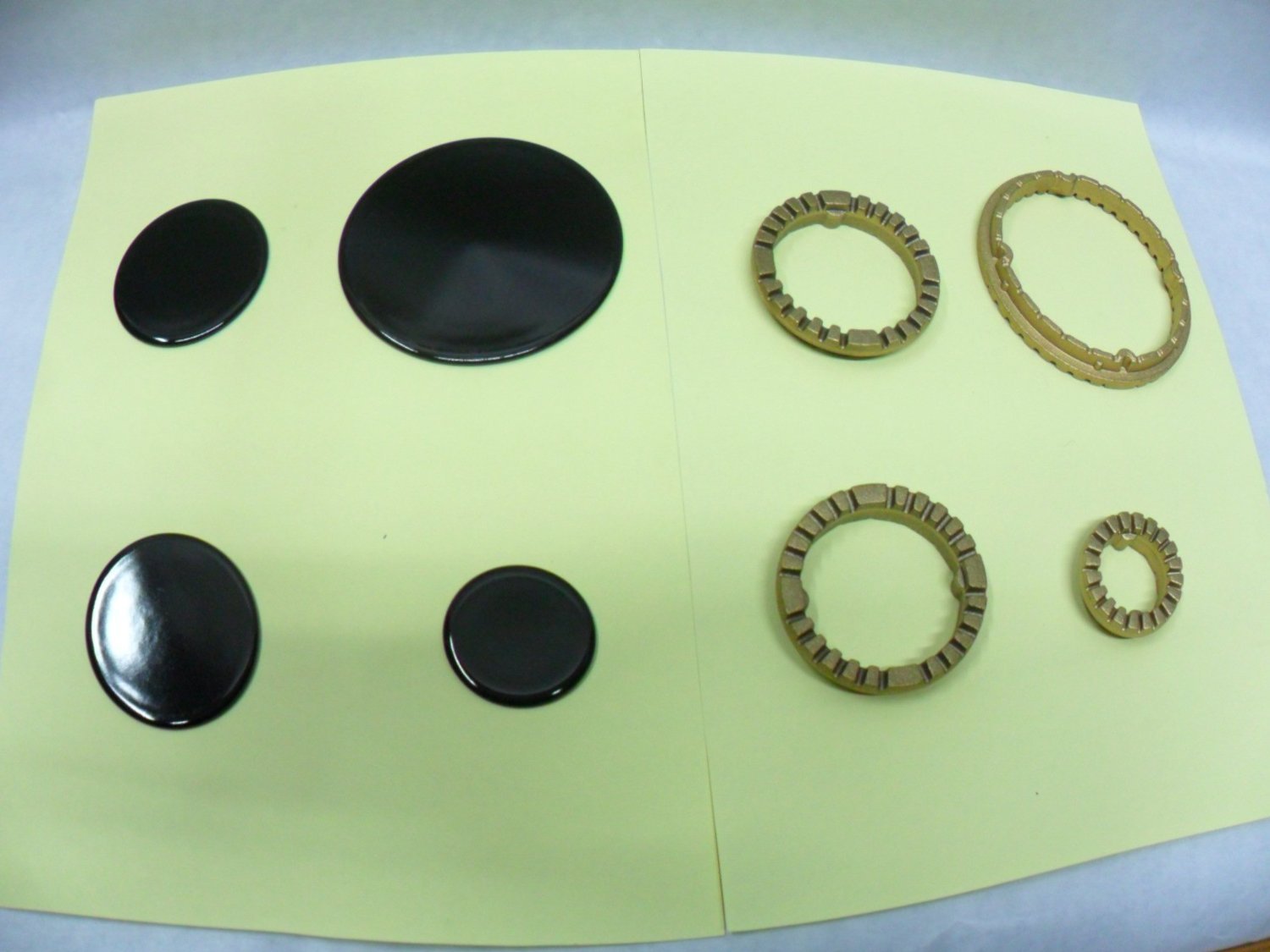 Set Spartifiamma Per Cucine Gas Ariston E Indesit - 4 Pezzi In Ottone, Diametri 90, 60, 60, 40 Mm - Foto 11