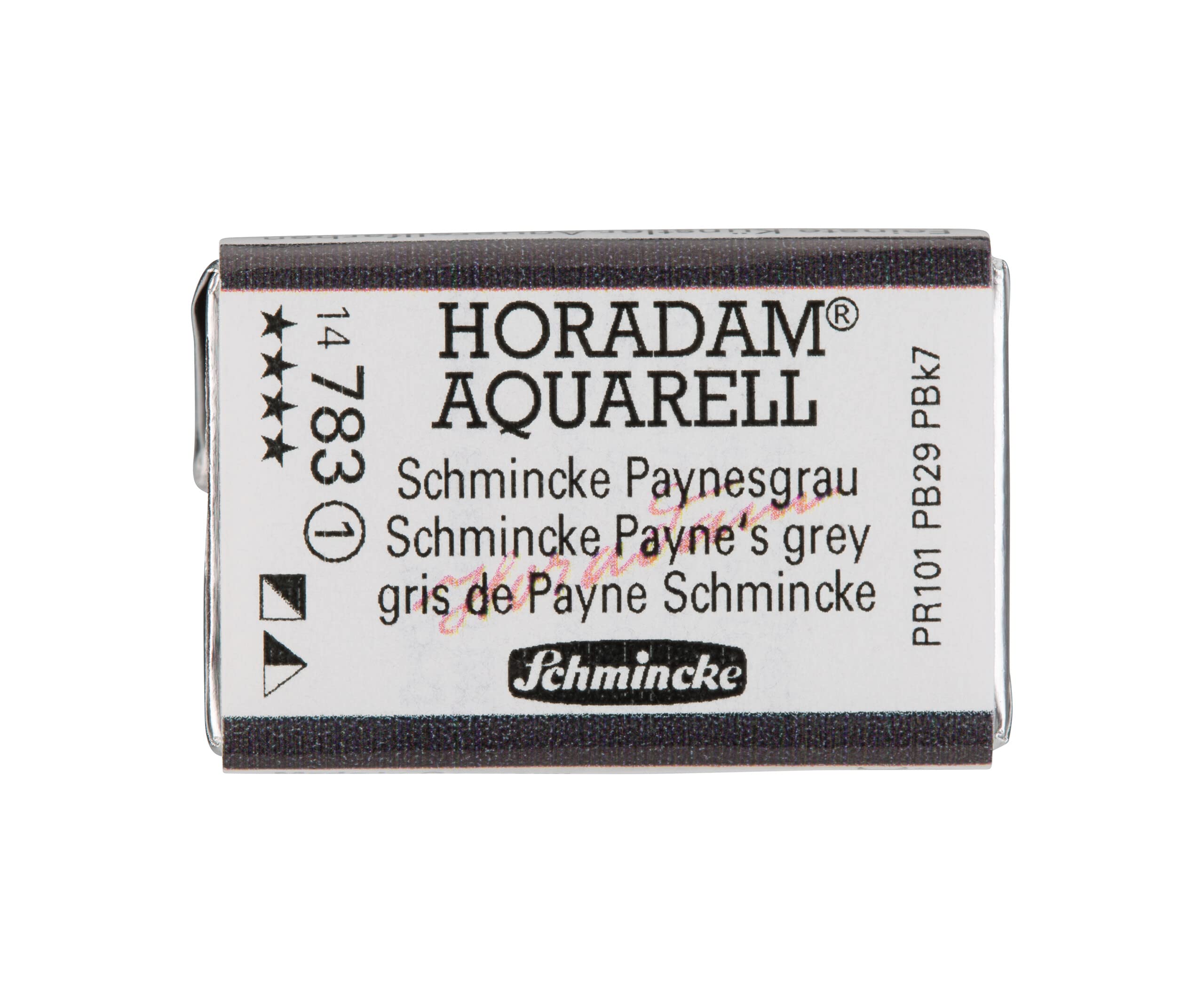 Schmincke - HORADAM® AQUARELL - finest artists' watercolours, 487 Cobalt blue light, 14 487 044, 1/2 pan — view 306