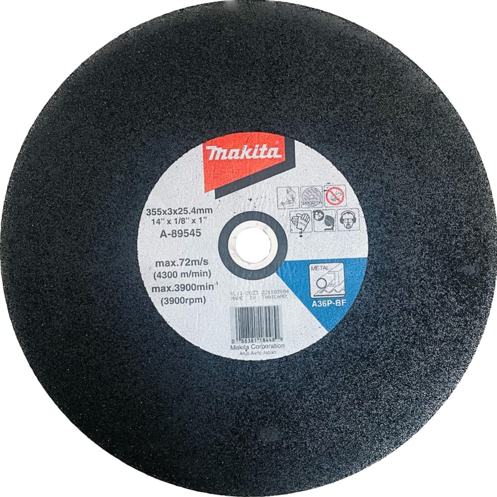 Makita 14" CutOff Wheel, A8954525A36P, 355x3.0x25.4mm (Pack of 25