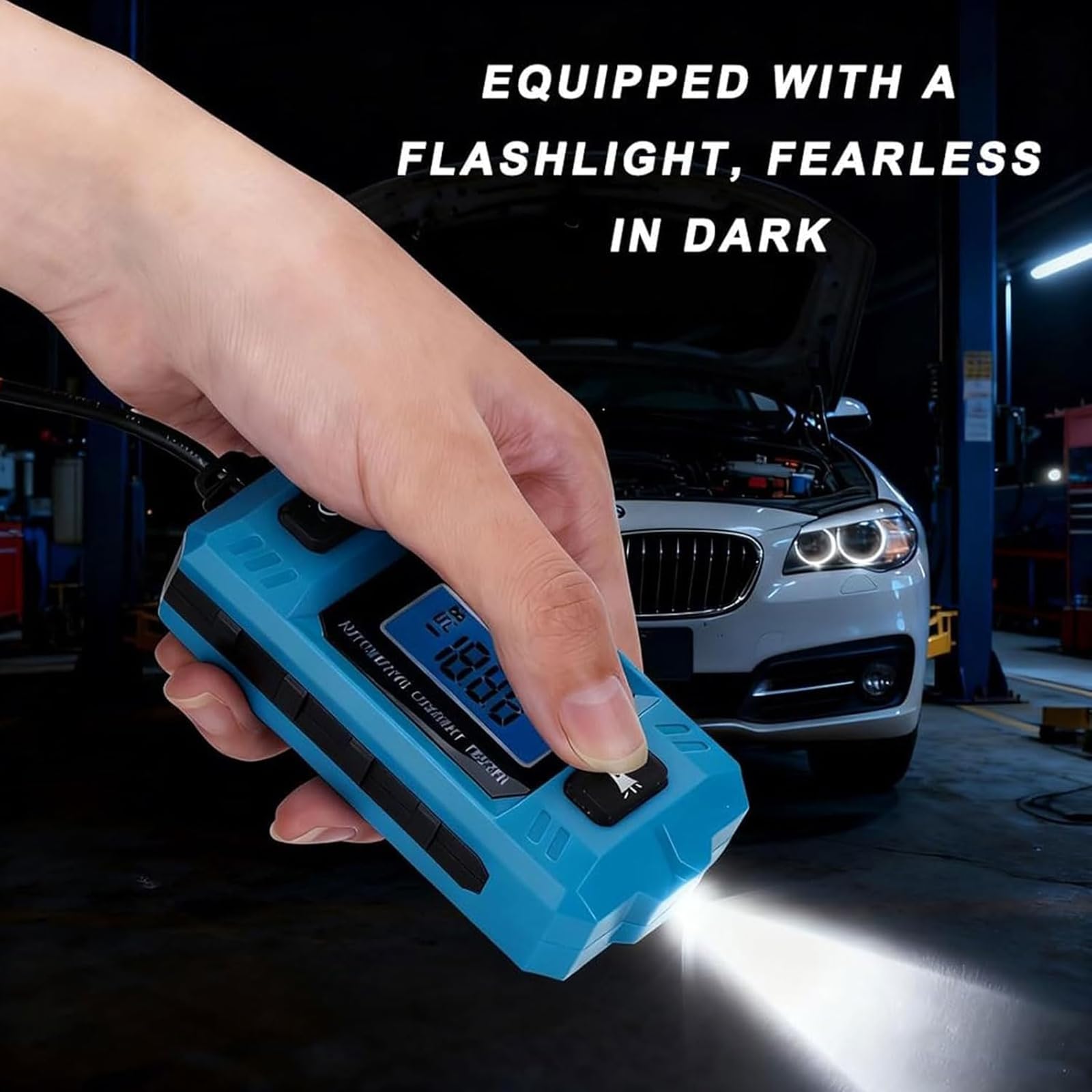 Ensemble professionnel de détecteur de courant sombre de voiture ABS avec outil d ' entretien de lampe de poche Ensemble professionnel de détecteur de courant sombre de voiture ABS avec outil de lampe