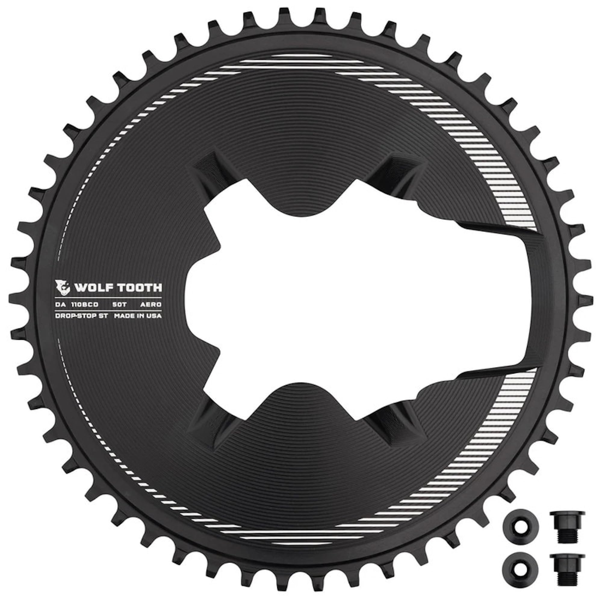 ほぼ新品 Wolf Tooth(ウルフトゥース) Chainring 50T 110 BCD Gravel / CX / Road Chainrings – Wolf Tooth Components