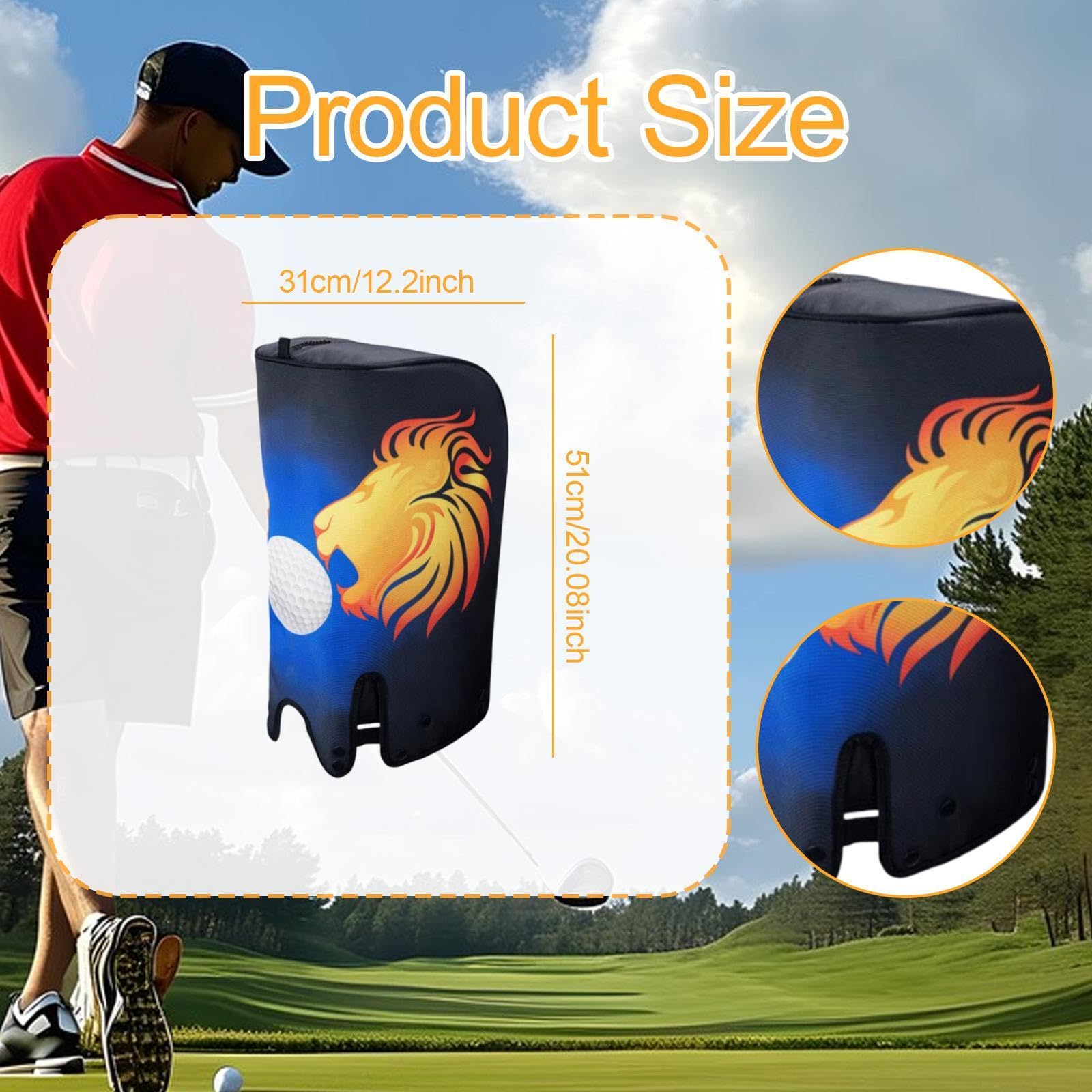 Funda Protectora Impermeable para Bolsa Y Soporte de Golf, Funda de Almacenamiento Impermeable Plegable Hecha de Poliéster EPE, Adecuada para