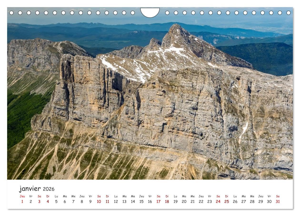 Les Hauts du Vercors (Calendrier mural 2026 DIN A4 vertical), CALVENDO calendrier mensuel: À la découverte des Hauts-Plateaux du Vercors