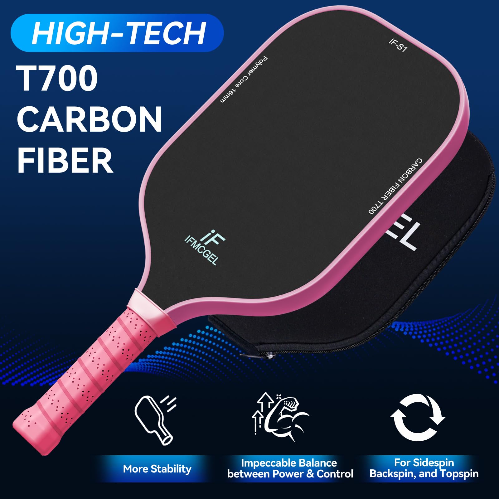 2個セット ピックルボール パドル HTPICK T700生カーボンファイバー Amazon.co.jp: ピックルボールパドル 2個セット T700カーボン