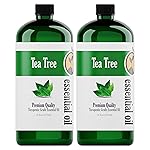 Natures-Star 2 Pack 16oz Bulk Size Tea Tree Essential Oil - (32 Ounce Total) - Therapeutic Grade Essential Oil - 16 Fl Oz Tea Tree Oil Bottles - Bulk Tea Tree Oil - Bulk Essential Oils
