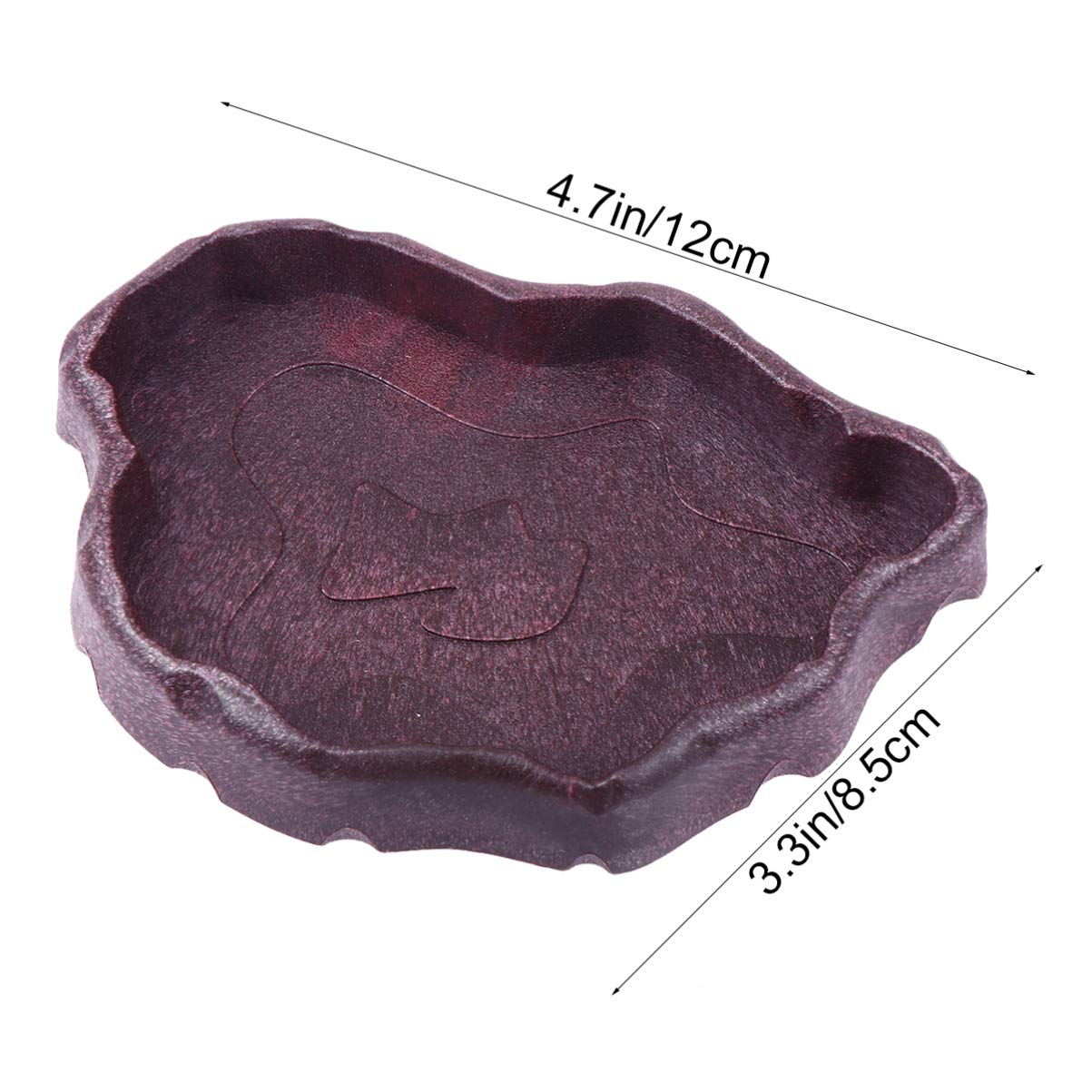 balacoo Reptile Feeder Bowl Resin Bearded Dragon Food and Water Feeding Dish for Lizard,Gecko,Bearded Dragon,Turtle