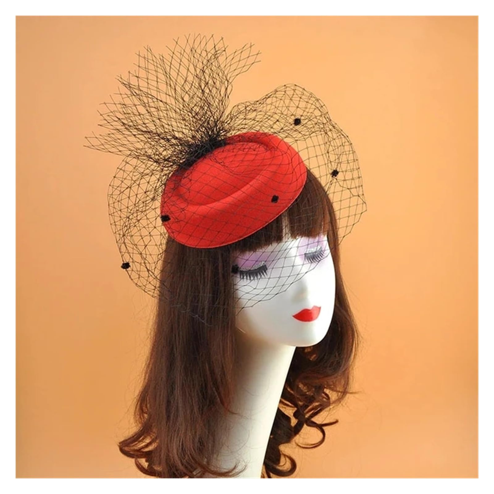UALXPAO Wedding Hats Fascinate Hat Women Wedding Hair Accessories Dinner Party Headdress for Tea Party,Weddings(Color1)