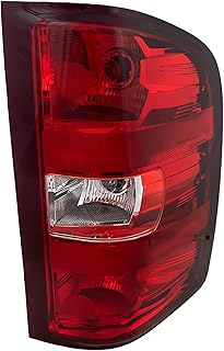 Evan Fischer Passenger Side Tail Light Compatible with 2007-2013 Chevrolet Silverado 1500, Fits 2007-2014 Chevrolet Silverado 2500 HD, Chevrolet Silverado 3500 HD GM2801207