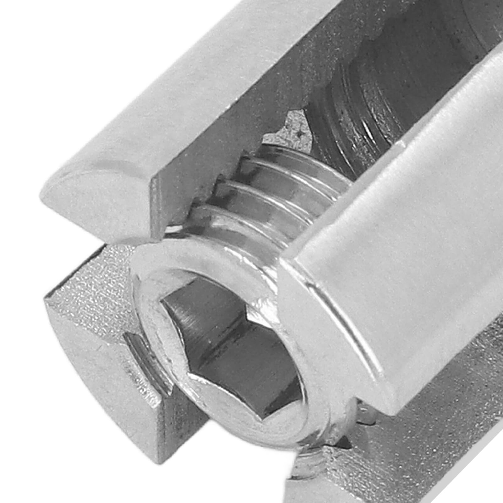 Hardware di posizionamento ad angolo di 90 gradi per fune fino a 8 mm di diametro - 10 pezzi Morsetto per cavo a croce in acciaio inossidabile 316 Clip per fune per ringhiera