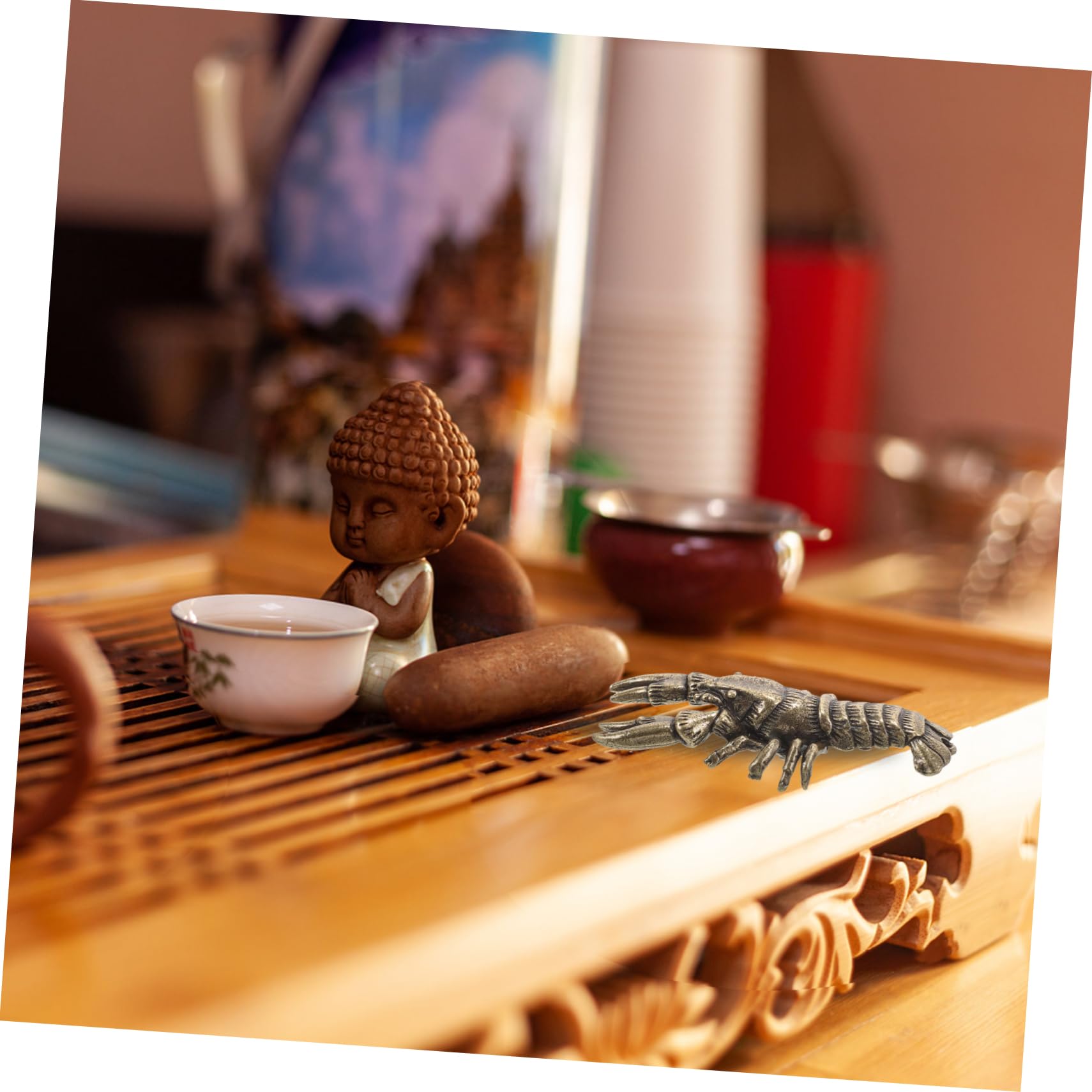 Amazon｜SEWACC レトロスルの小龍虾アートオーナメント アロイ製