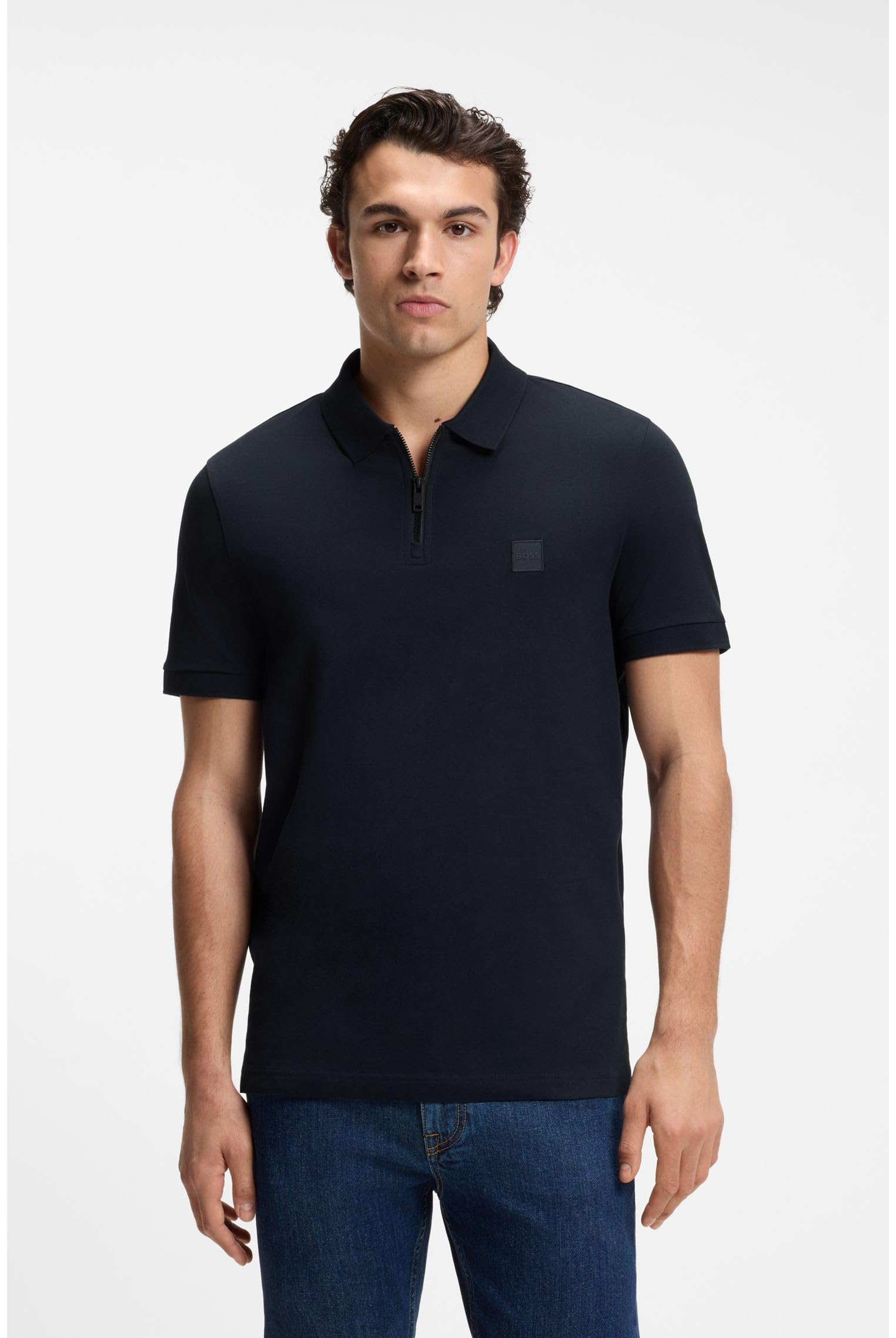 BOSS Herren Passerzip 10256683 01 Polo (1er Pack)
