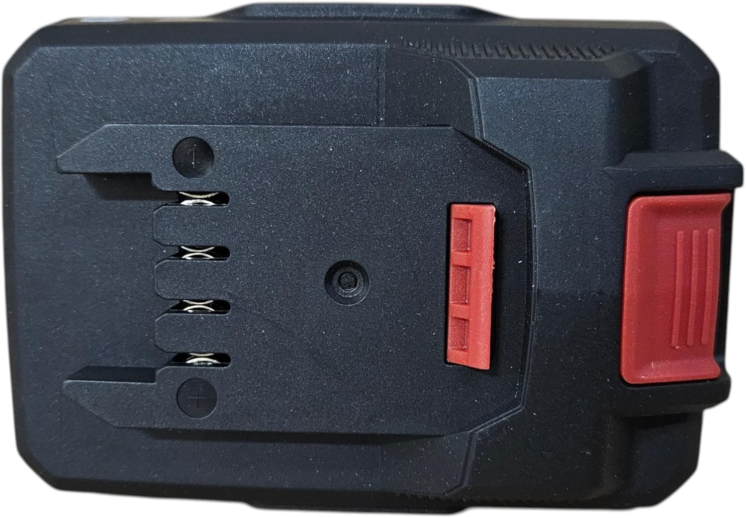 Parkside 20V 4Ah PAP 20 B3 battery placed on a workbench with tools