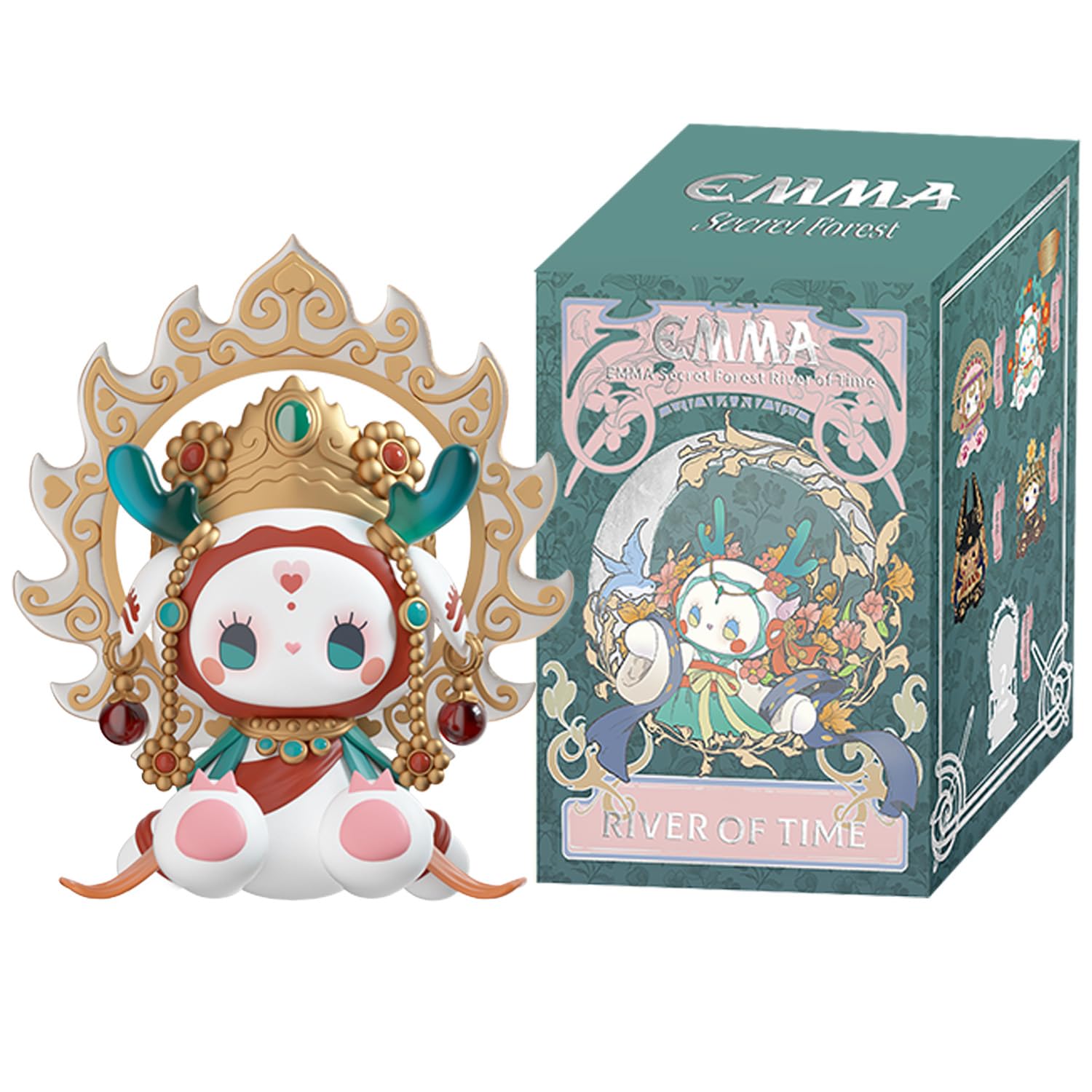 Emma Secret Forest River of Time Blind Box - 1 Random Figure (10cm) Kawaii Mystery Collectible Figure, 8 Designs + 2 Rare Rare