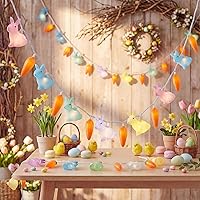 Vista 17 de Luces de corazón rojo de San Valentín de 8.5 pies con 10 luces brillantes en forma de corazón, decoraciones del día de San Valentín, luces