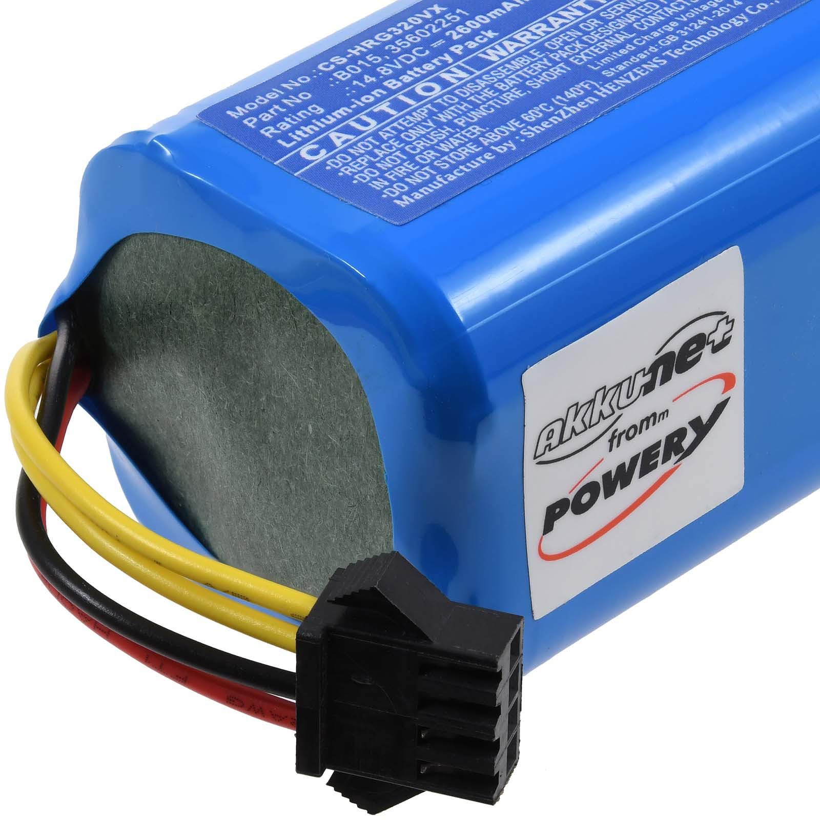 Batterie Powery Pour Hoover HGO0314BAT - 14.8V 2600mAh - Neuf Sous Blister