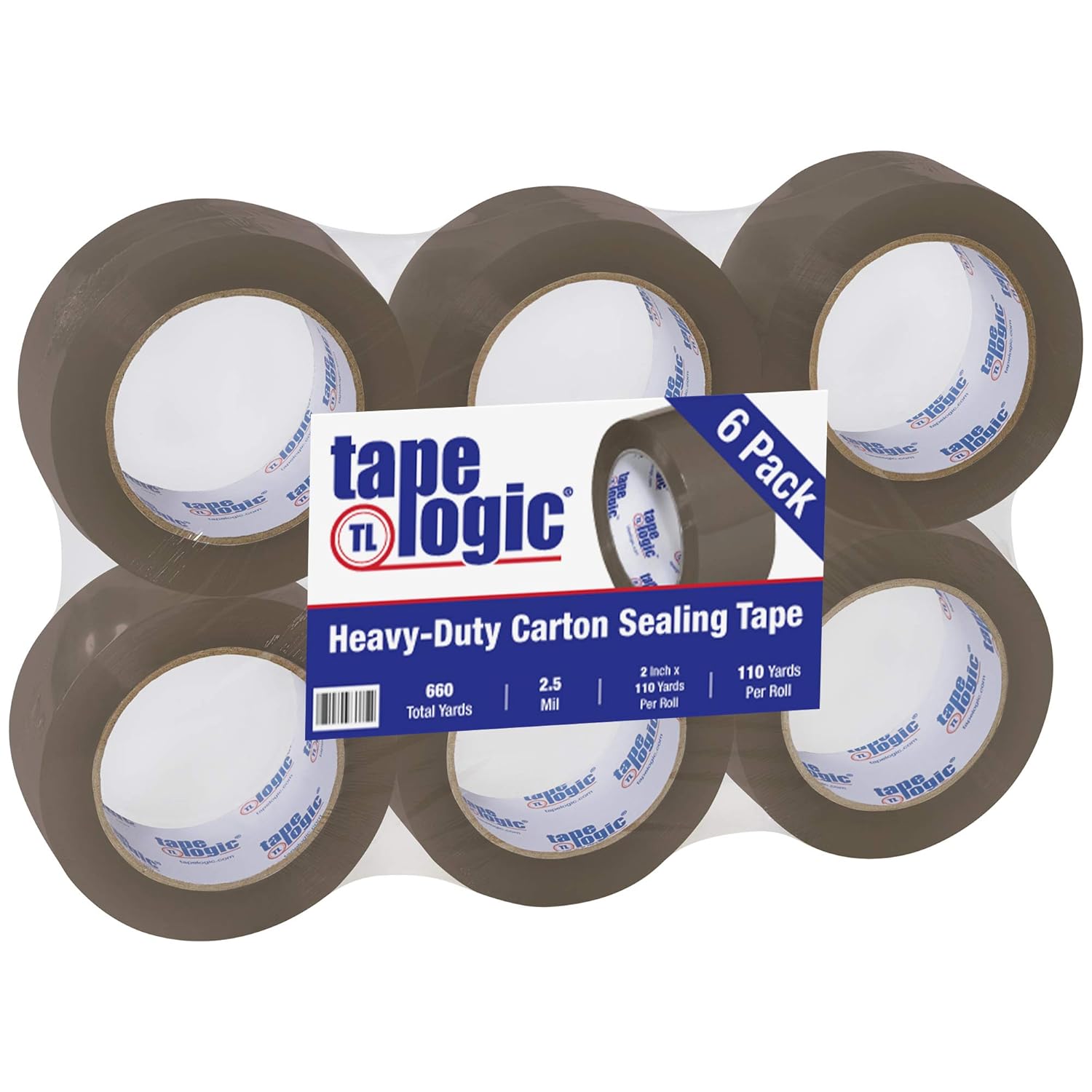 Aviditi Tape Logic 2 Inch x 110 Yard 2.5 Mil Clear, Heavy Duty Hot Melt Packing Tape, 36 Pack, Perfect for Packing, Shipping, Moving, Home and Office