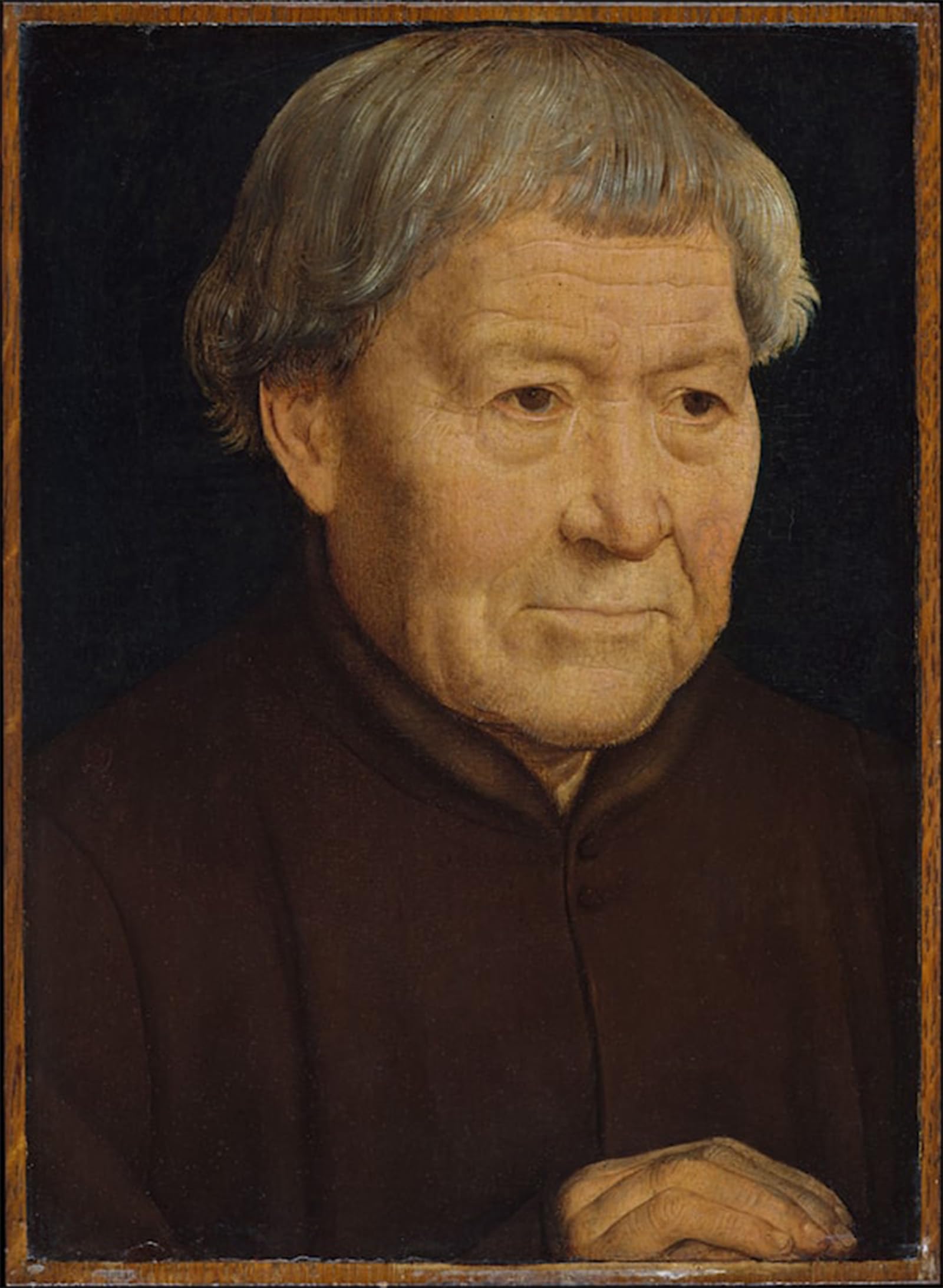 ARTXLXXBN Famous Art Print Poster Vintage Wall Art Portrait of an Old Man by Hans Memling Canvas Art Poster for Home Decor 60x90cm
