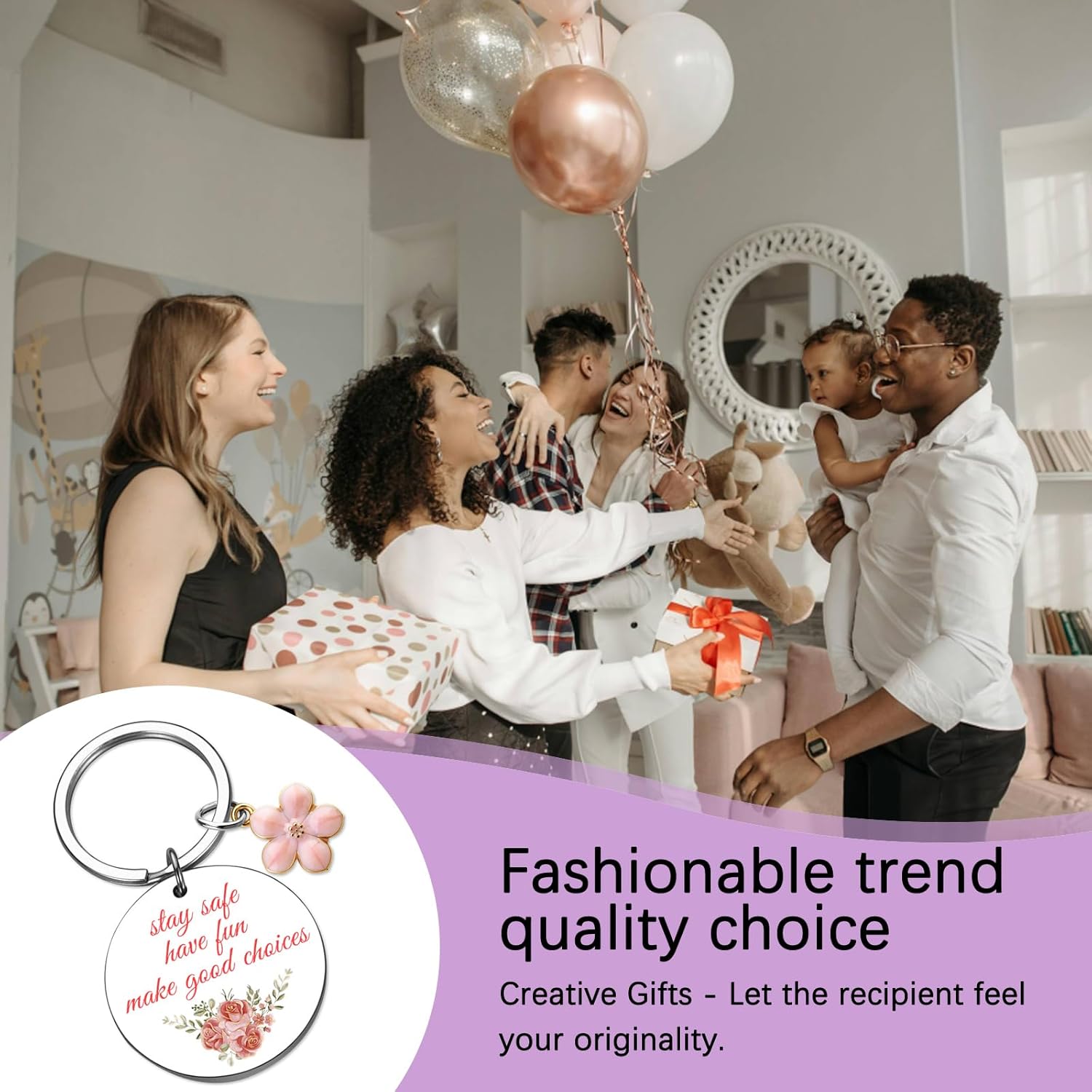 Sweet 16 Gifts for Girls 16th Birthday Gifts for Girls Sweet Sixteen Keychain - Image 7