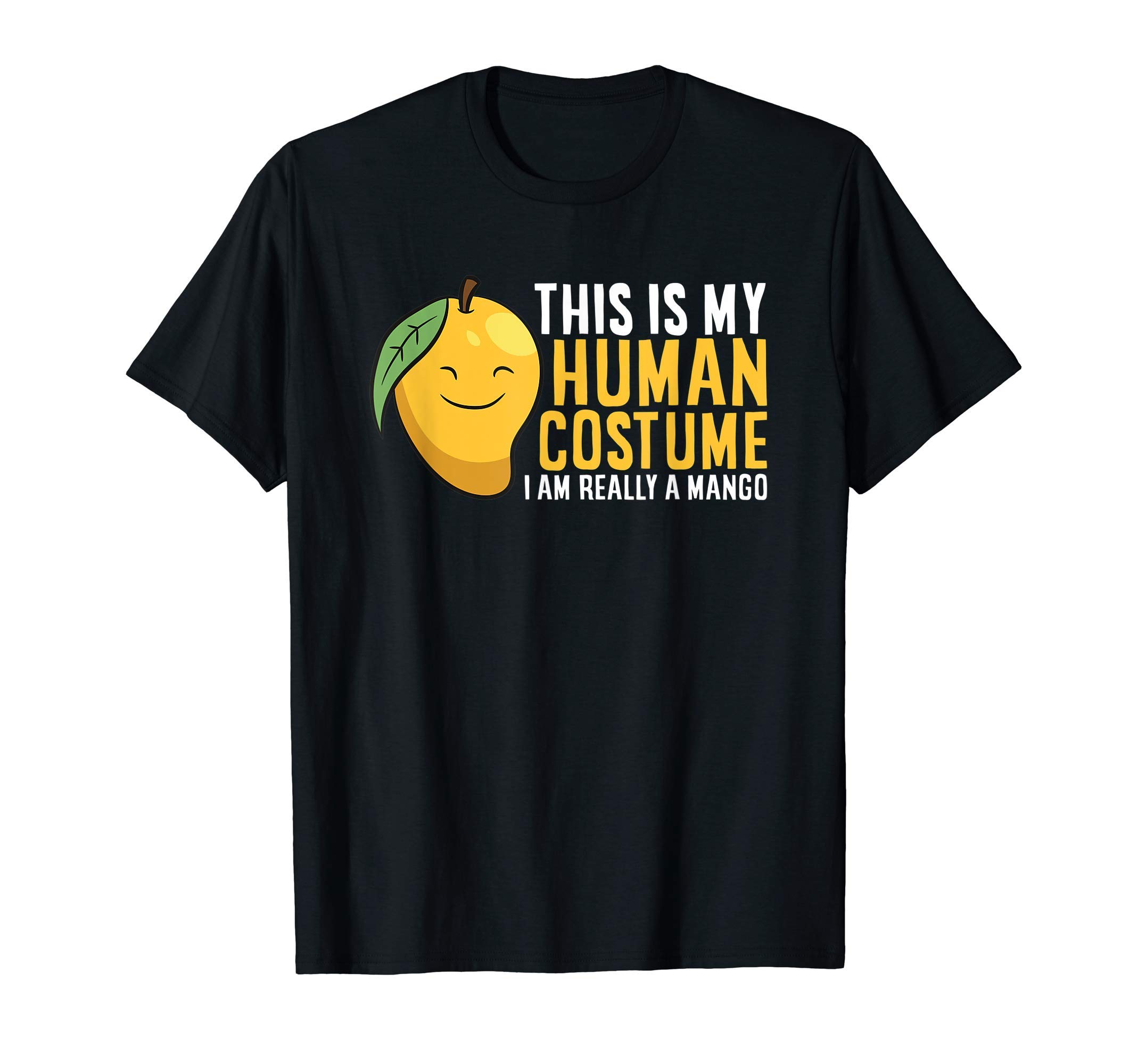 Funny Mango Fruit GiftsMango Fruit Halloween Mango Human Costume I'm Really A Mango T-ShirtOEKO-TEX STANDARD 100